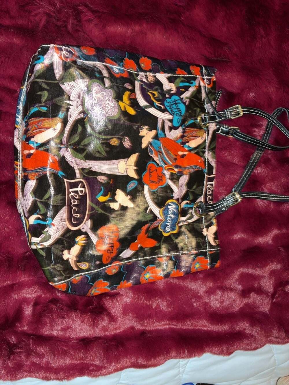 Sakroots Artist Circle Peace and Nature Print Tote Bag A471